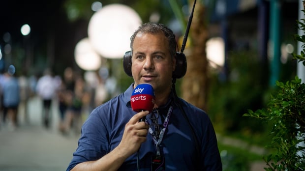 Ted Kravitz commentates on pitlane action