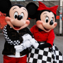 Lewis Hamilton and Charles Leclerc leave Mickey Mouse hanging and he looks devastated
