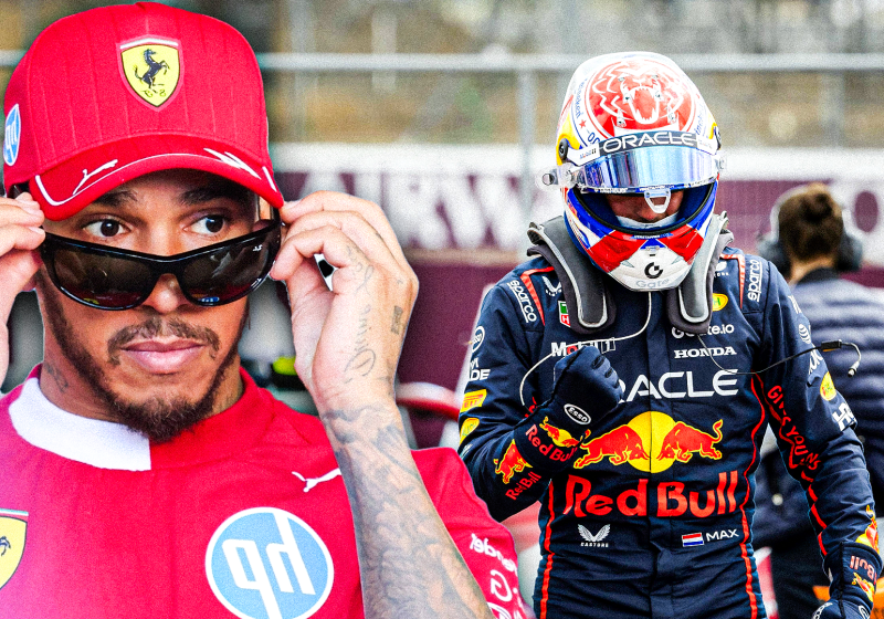 Hamilton, Verstappen, socials