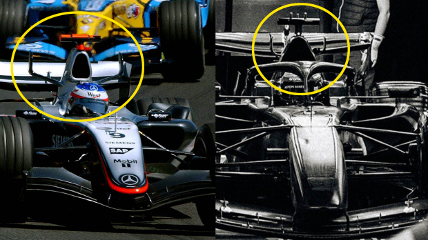 The MP4-20 (McLaren, 2005) vs the AMR26 (Aston Martin, 2026)